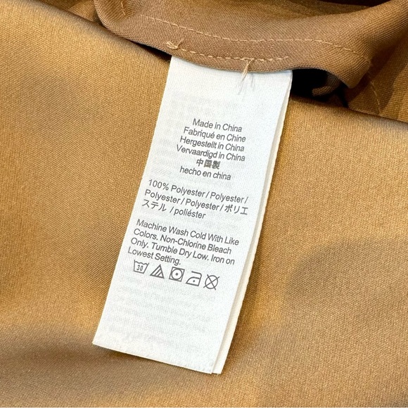 J Crew Gwyneth slip skirt - camel - sz L - gorgeous caramel color - Picture 7 of 9